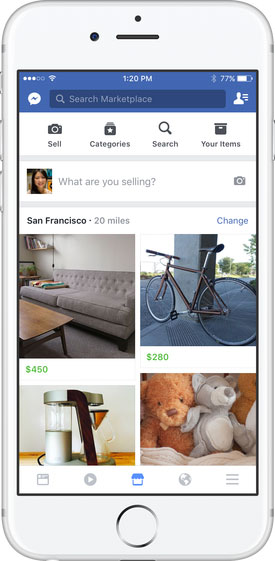 marketplace facebook mobile