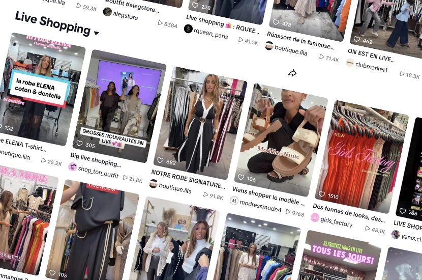 tiktok shop live shopping