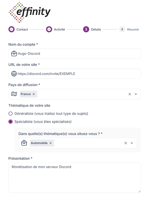 monétiser un serveur discord