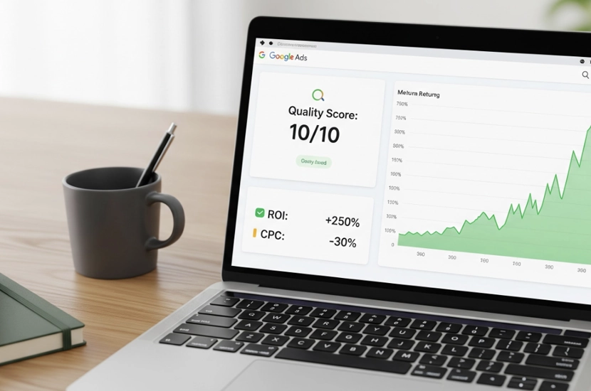 Google Ads quality score pour maximiser ROI et réduire les coûts
